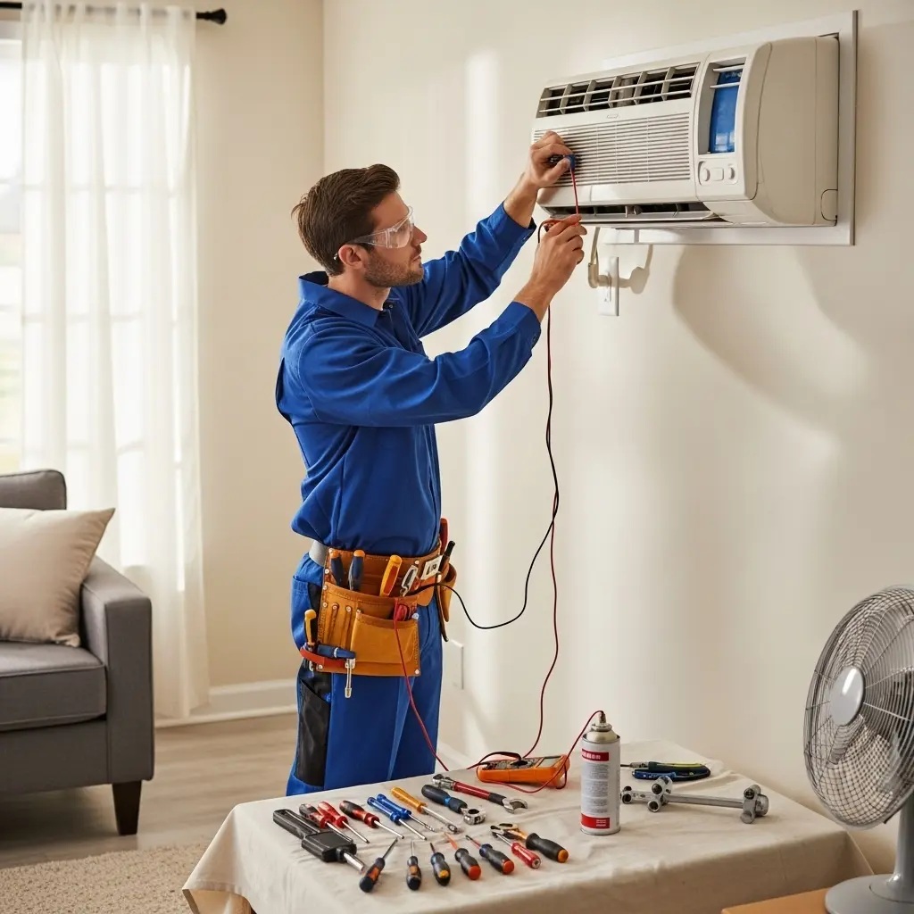 Köprübaşı Hotpoint Hotpoint klima gaz dolumu ve bakım – Enerji verimliliği artırıldı. - Teknik servis örneği